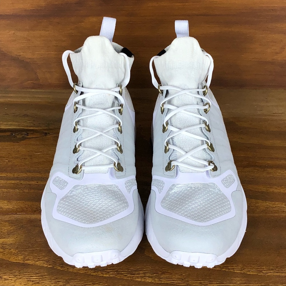 Nike Zoom Talaria Mid FK Flyknit White Black Shoe - Picture 3 of 8